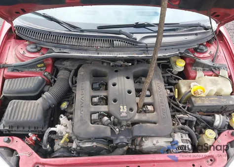 2000 Dodge Intrepid R/T z USA, uszkodzony, nr VIN 2B3HD76V6YH293253